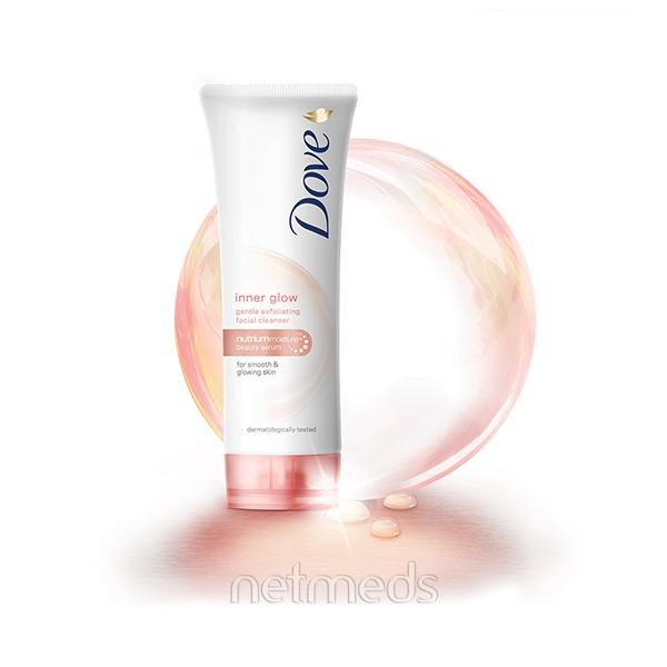 Dove Inner Glow Gentle Exfoliating Face Wash Cleanser 100 ml