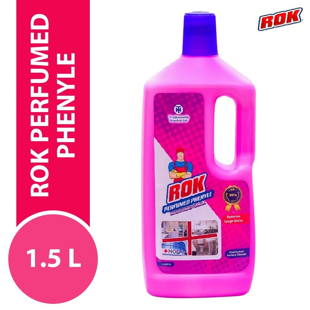 Rok Perfume Phenyle Disinfectant Surface Cleaner 1.5 ltr