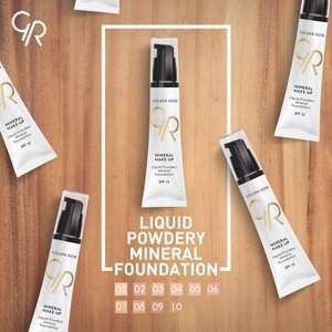 Golden Rose Liquid Powdery Mineral Foundation (Item Code : 10120007)