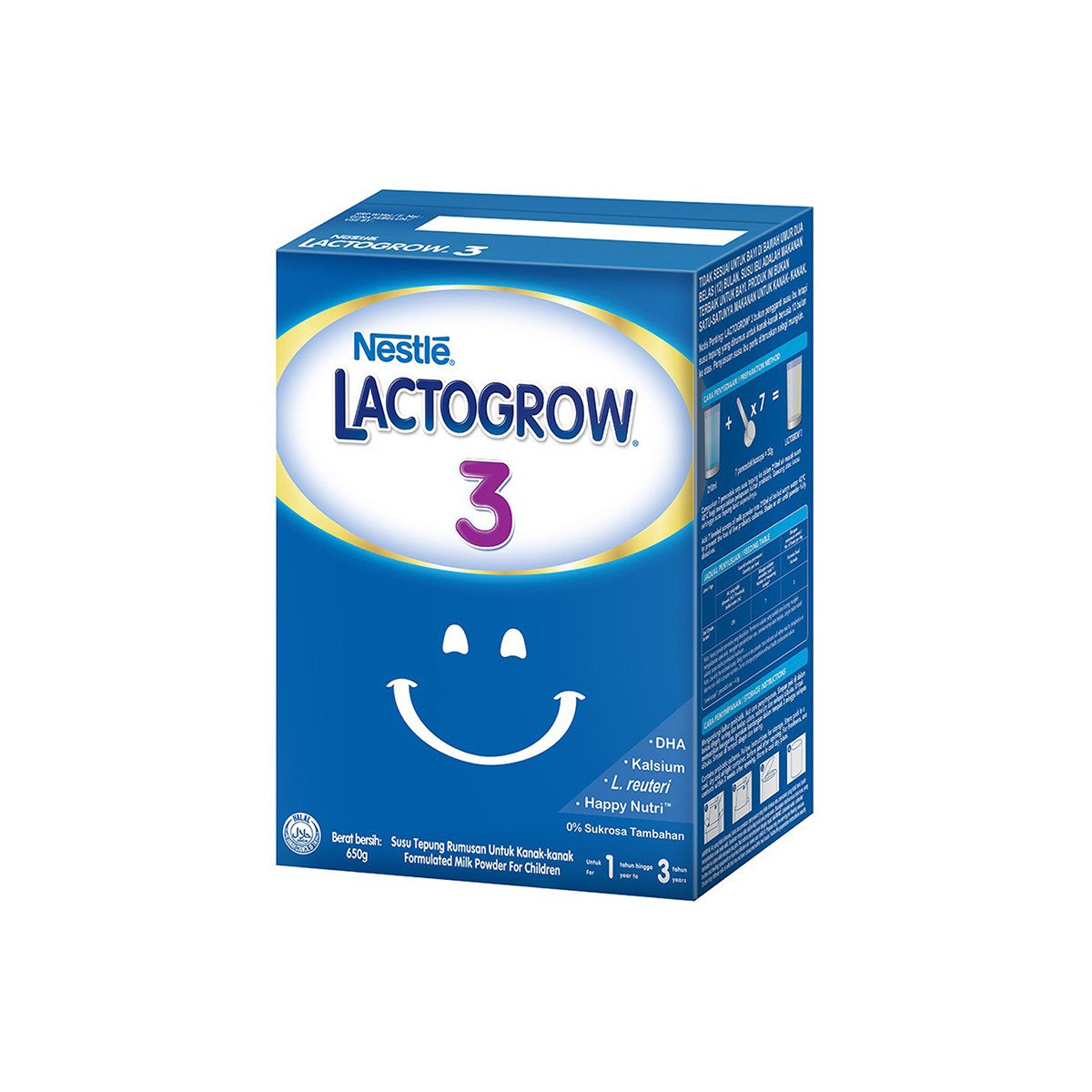 Nestle Lactogrow 3 Baby Milk Powder (1-3 Years) 650g