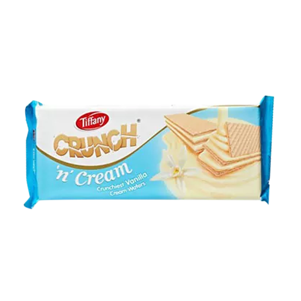 Tiffany Crunch & Cream Vanilla Wafer 153gm