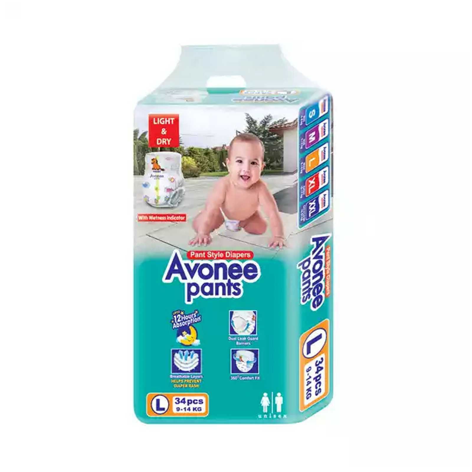 Avonee Maxi 4 Baby Diaper Pants L 9-14 kg