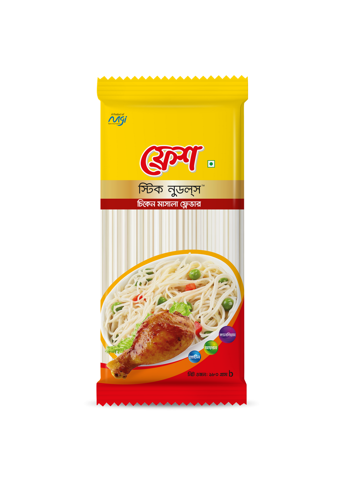 Fresh Stick Noodles Chicken Masala Flavor 280 gm