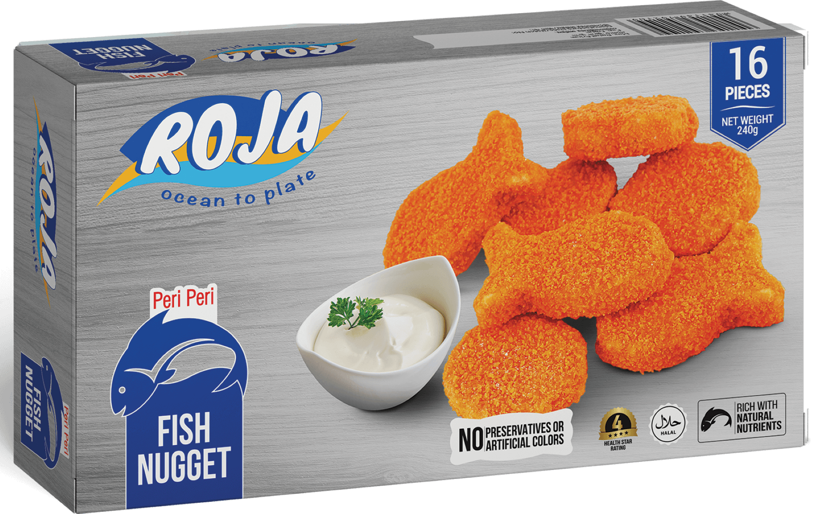 Roja Peri Peri Fish Nugget 240 gm