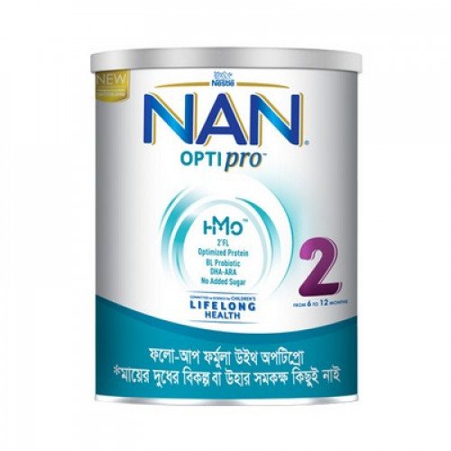 Nestlé NAN 2 Follow Up Formula With Optipro TIN-400gm