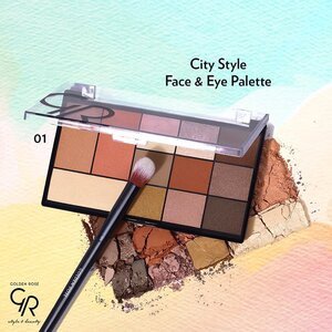 Golden Rose City Style Face & Eye Palette (Item Code : 10160007)