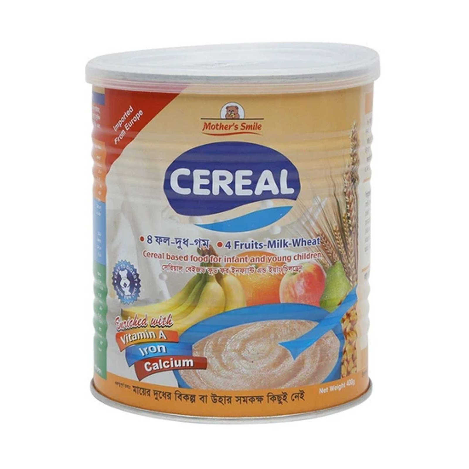 Mother's Smile Sereal 4 Fruits 400gm