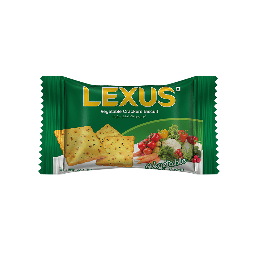 Ispahani Lexus Vegetable Crackers Biscuits 15 gm