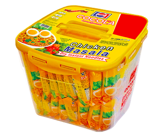 Cocola Dry Instant Noodles Chicken Masala With Box 36pcs