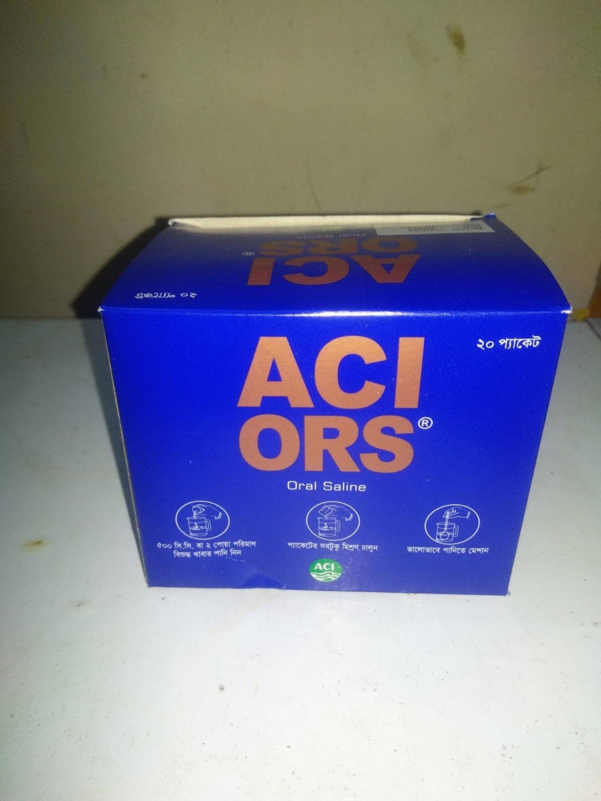 ACI ORS (Oral Salaine) Box, 20 pcs