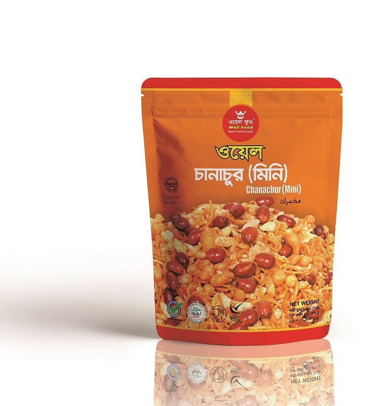 Well Food Plain Chanachur 400gm