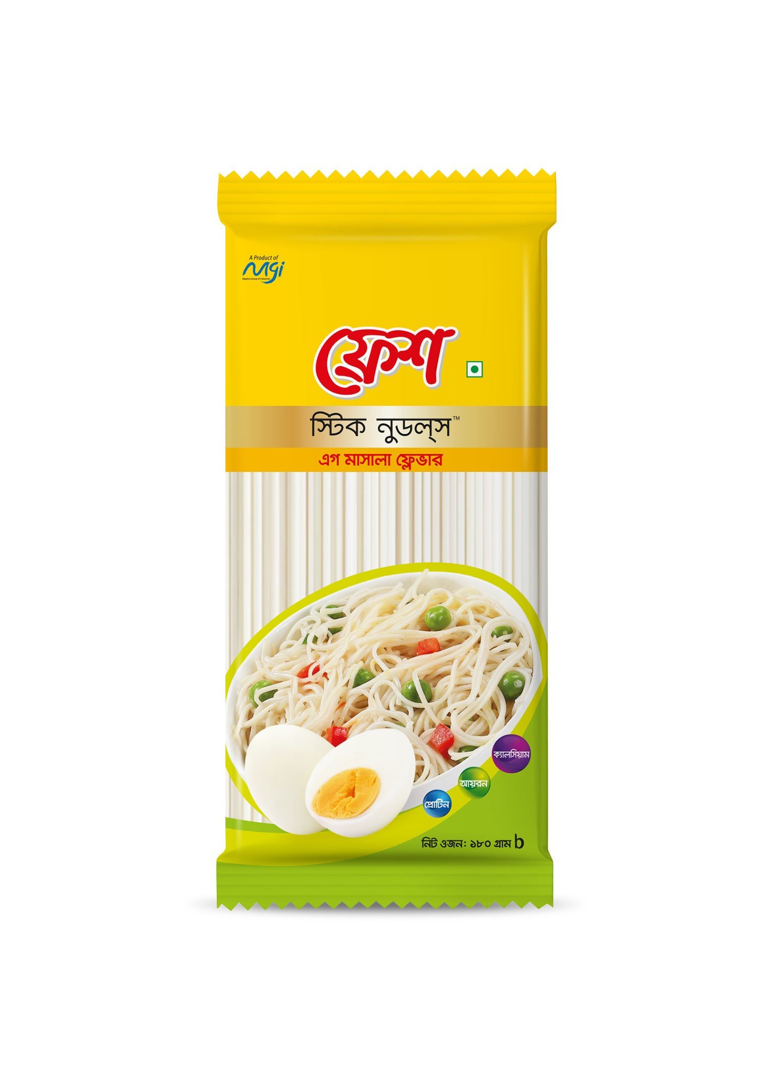Fresh Stick Noodles Egg Masala Flavor 180 gm