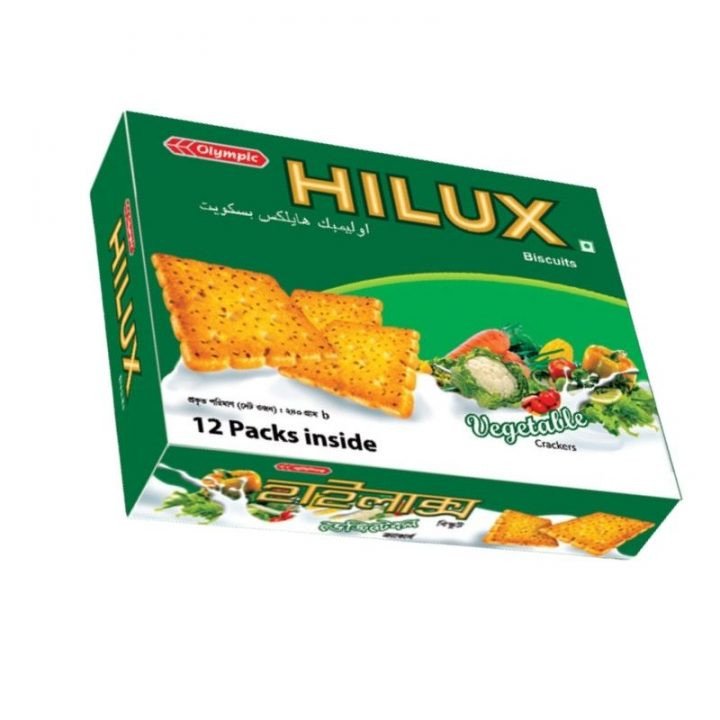 Olympic Hilux Vegetable Crackers Biscuits 3 pcs Combo