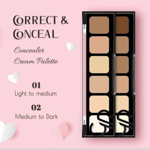 Golden Rose CORRECT & CONCEAL Concealer Cream Palette (Item Code : 10150004)