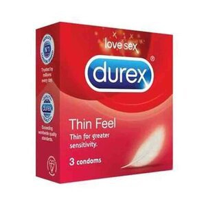G1 Durex Thin Feel Love Sex (56 mm) Condoms 3 pcs