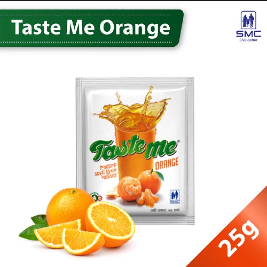 Taste Me Orange Flavour Drink 25Gm