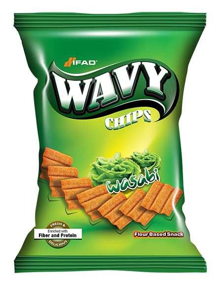 Ifad Wavy Chips (Wasabi) 30 gm