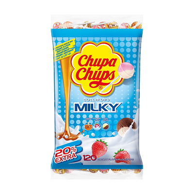 Chupa Chup Milk Candy 120gm SP