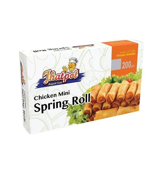 Jhatpot Chicken Mini Spring Roll 200 gm