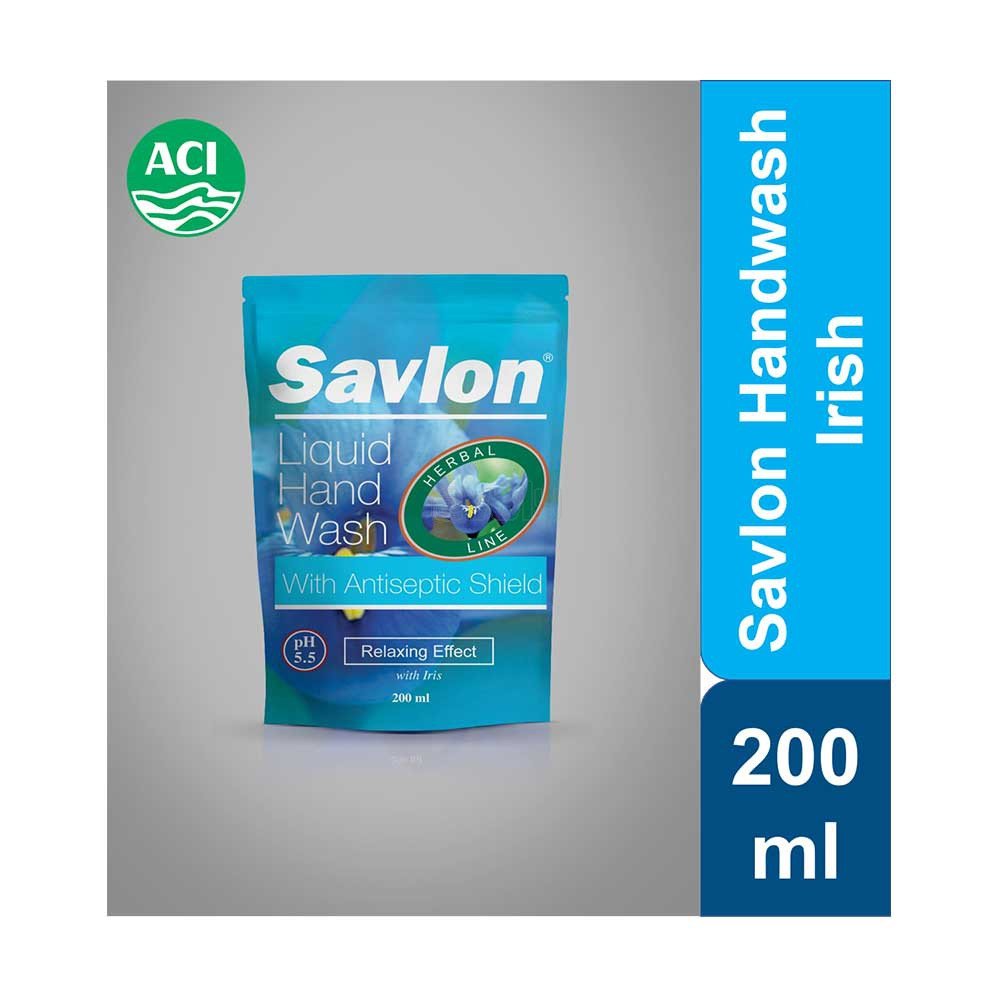 ACI Savlon Iris Herbal Liquid Hand Wash Refill 200ml