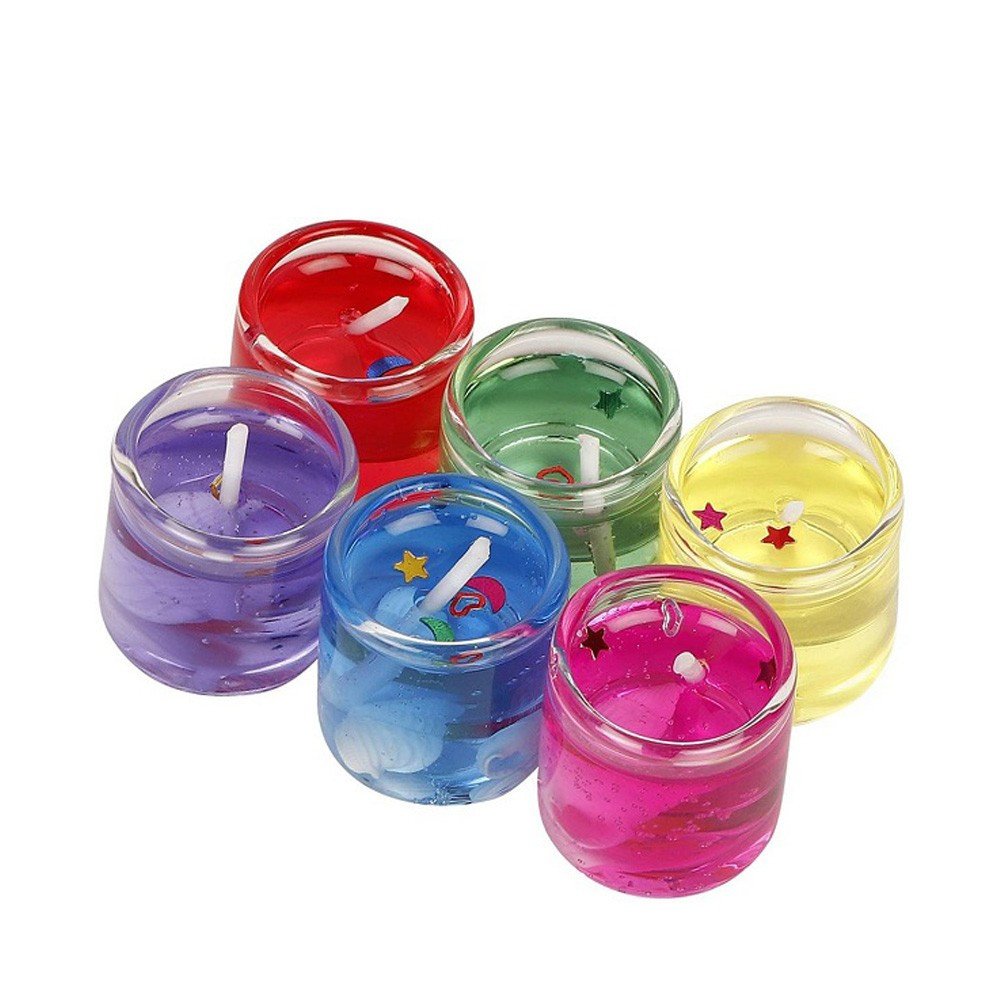 Jelly Candle (large Size) 6pcs