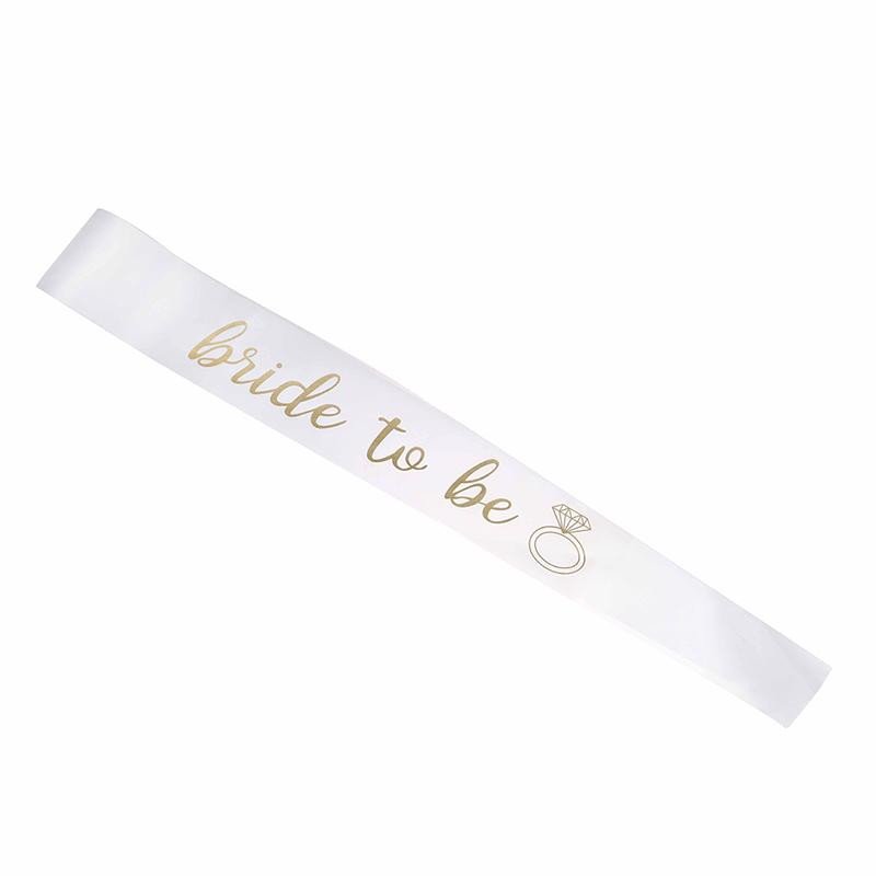 Bride To Be Sash each