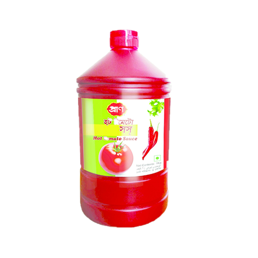 Pran HOT Tomato Sauce  1kg(Plastic bottle)